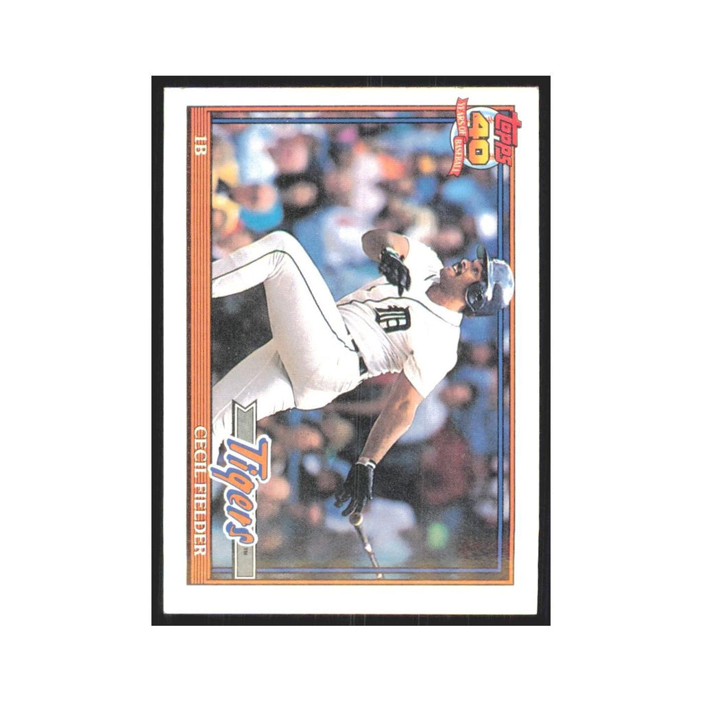 1991 Topps Cecil Fielder Tigers #720