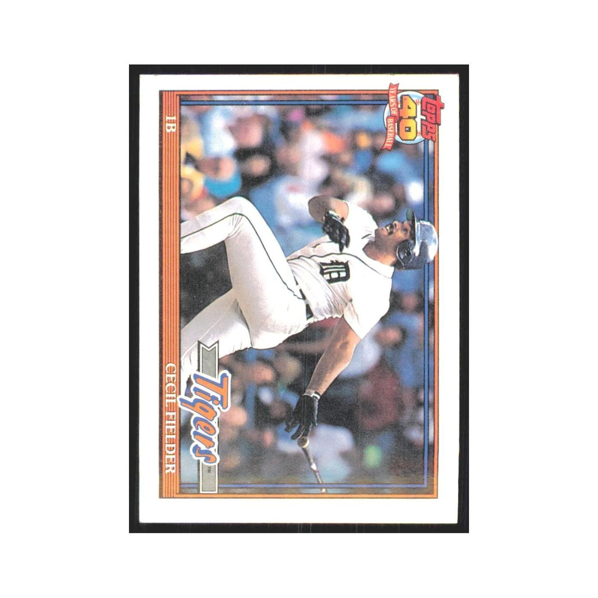 1991 Topps Cecil Fielder Tigers #720