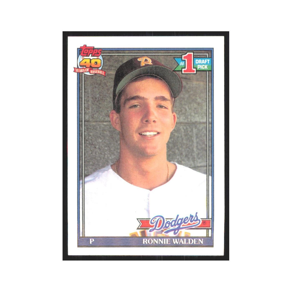 1991 Topps Ronnie Walden Dodgers #596