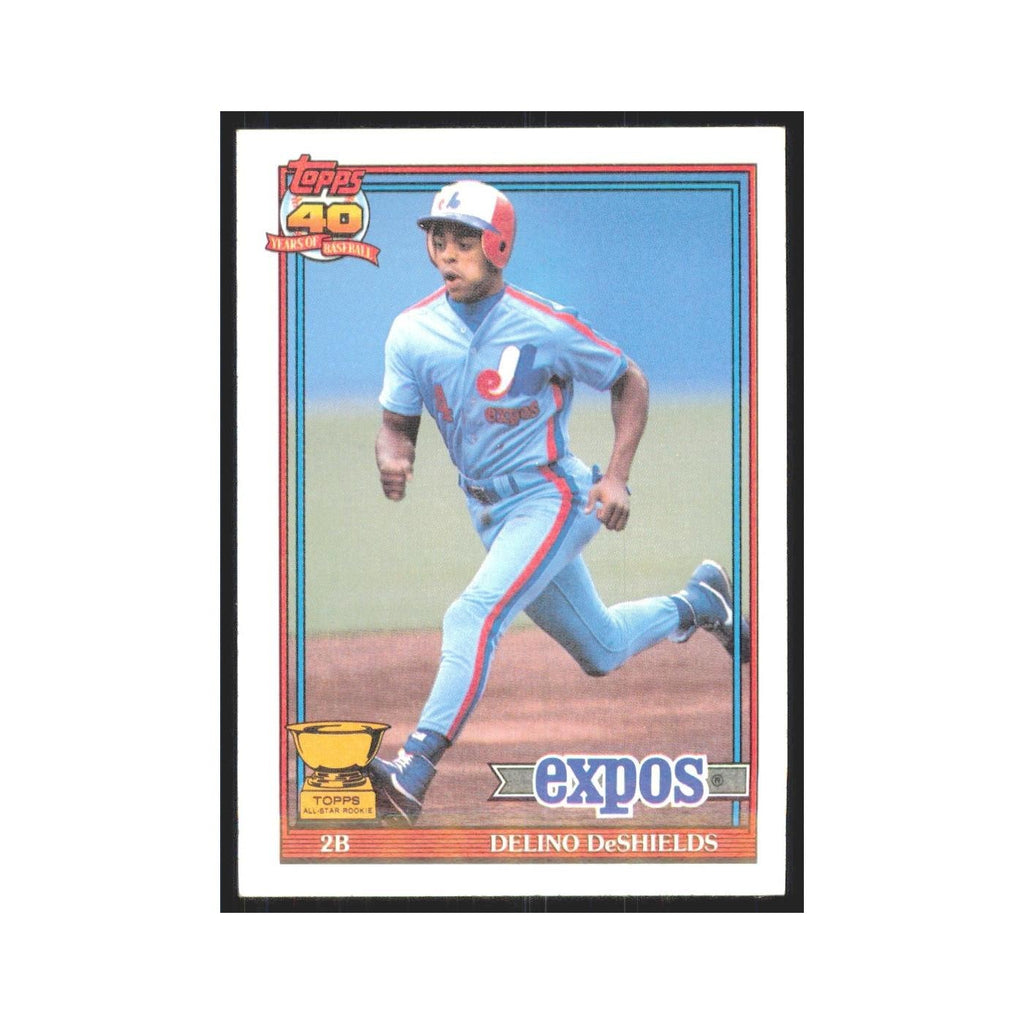 1991 Topps Delino DeShields Montreal Expos #432