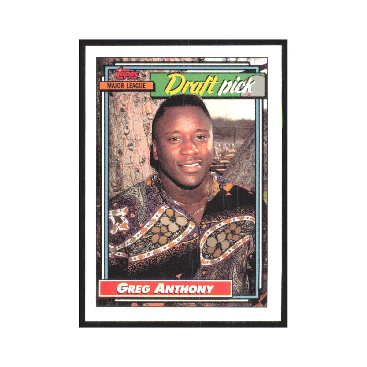 1992 Topps Greg Anthony Padres #336