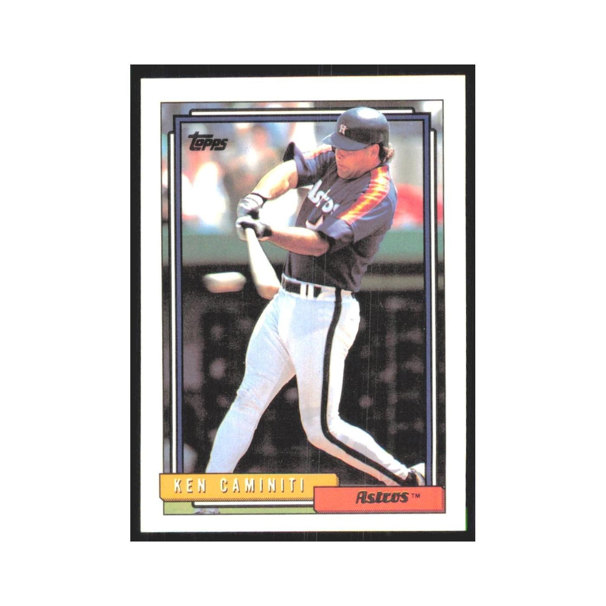 1992 Topps Ken Caminiti Astros #740