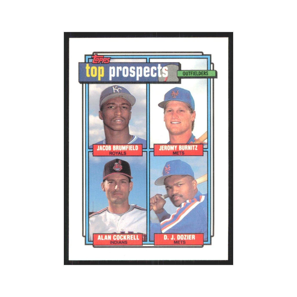 1992 Brumfield/Burnitz/Cockrell/Dozier New York Mets/Kansas City Royals/Clevelan