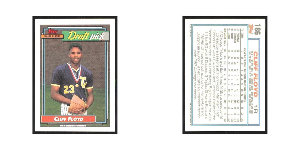 1992 Topps Brian Hunter Braves #86