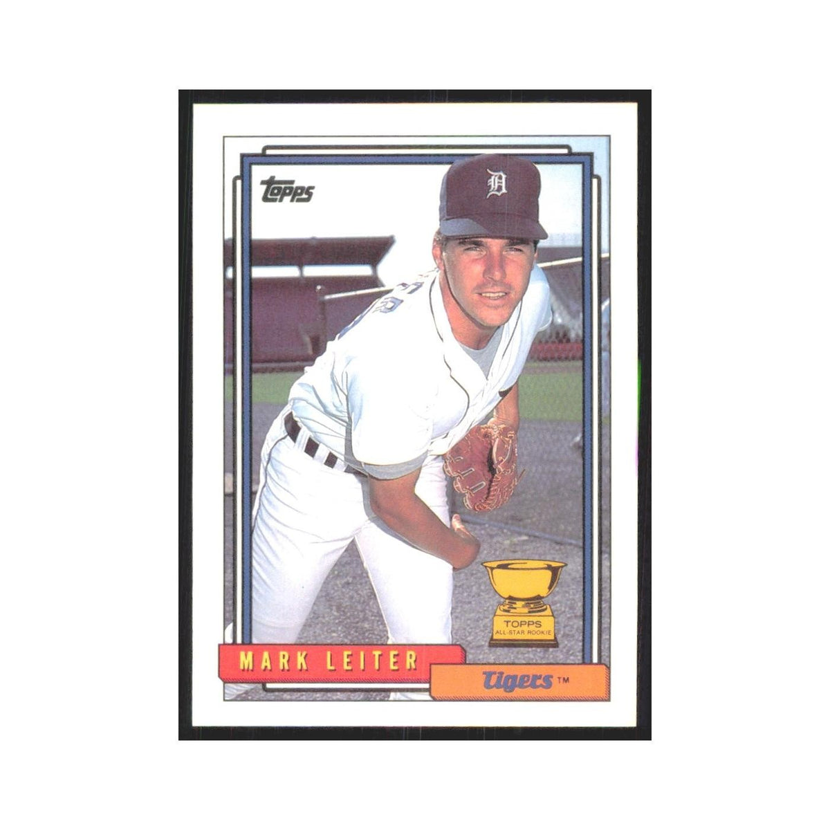 1992 Topps Mark Leiter Tigers #537