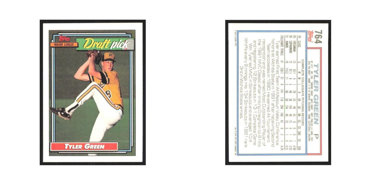 1992 Topps Tyler Green Phillies #764