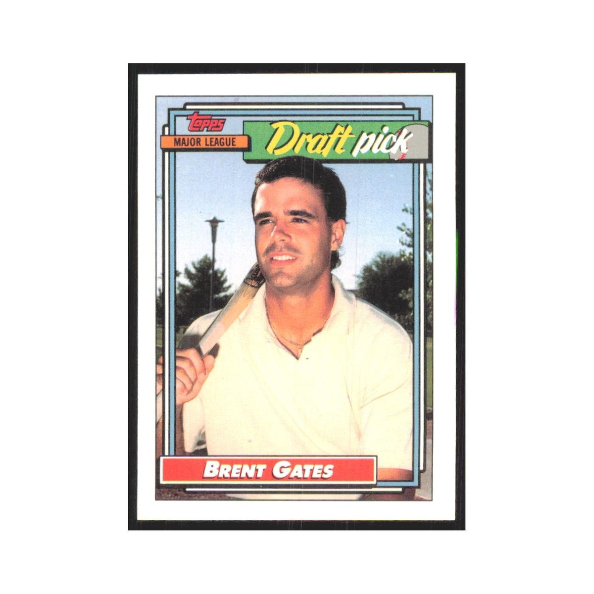 1992 Topps Brent Gates Athletics #216