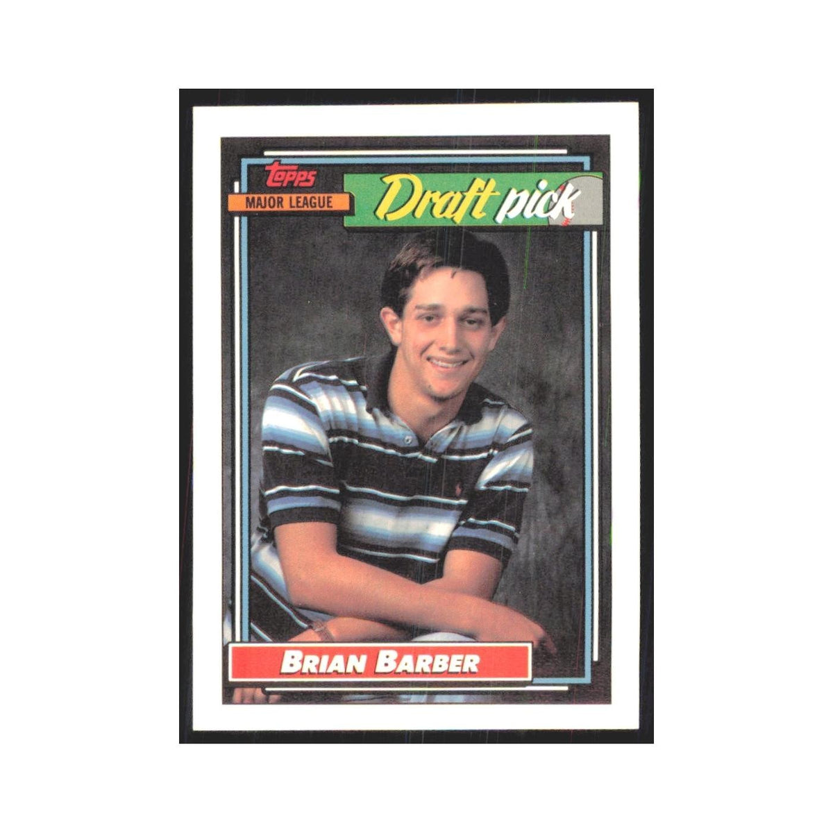 1992 Topps Brian Barber Cardinals #594