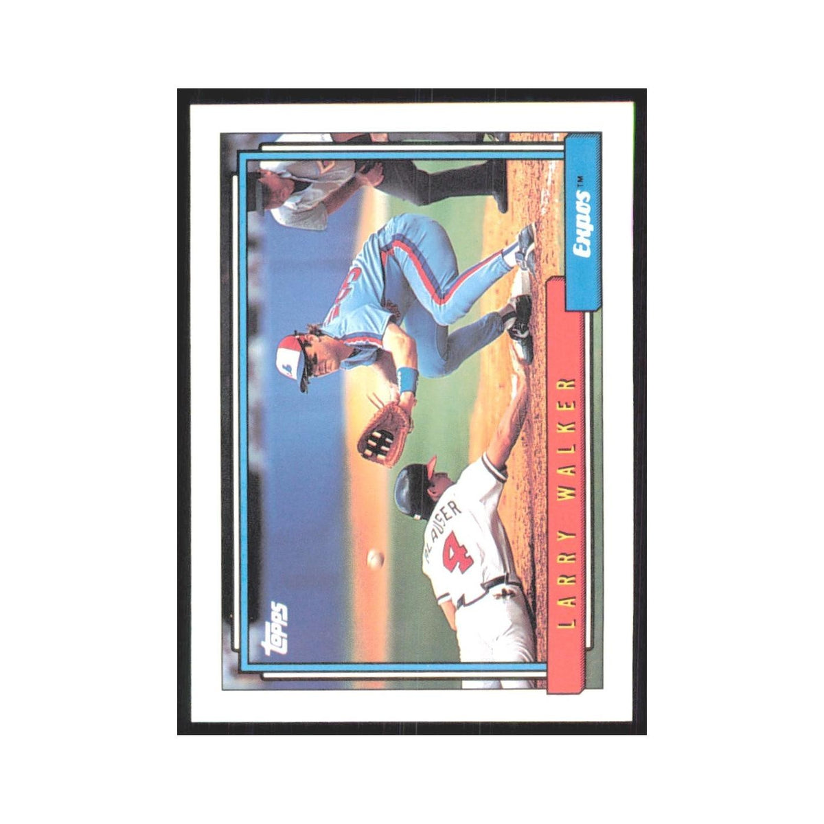 1992 Topps Larry Walker Montreal Expos #531