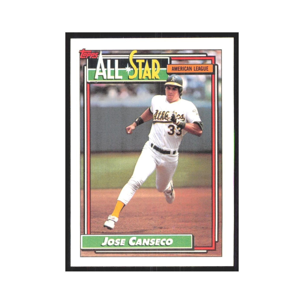 1992 Topps Jose Canseco Athletics #401