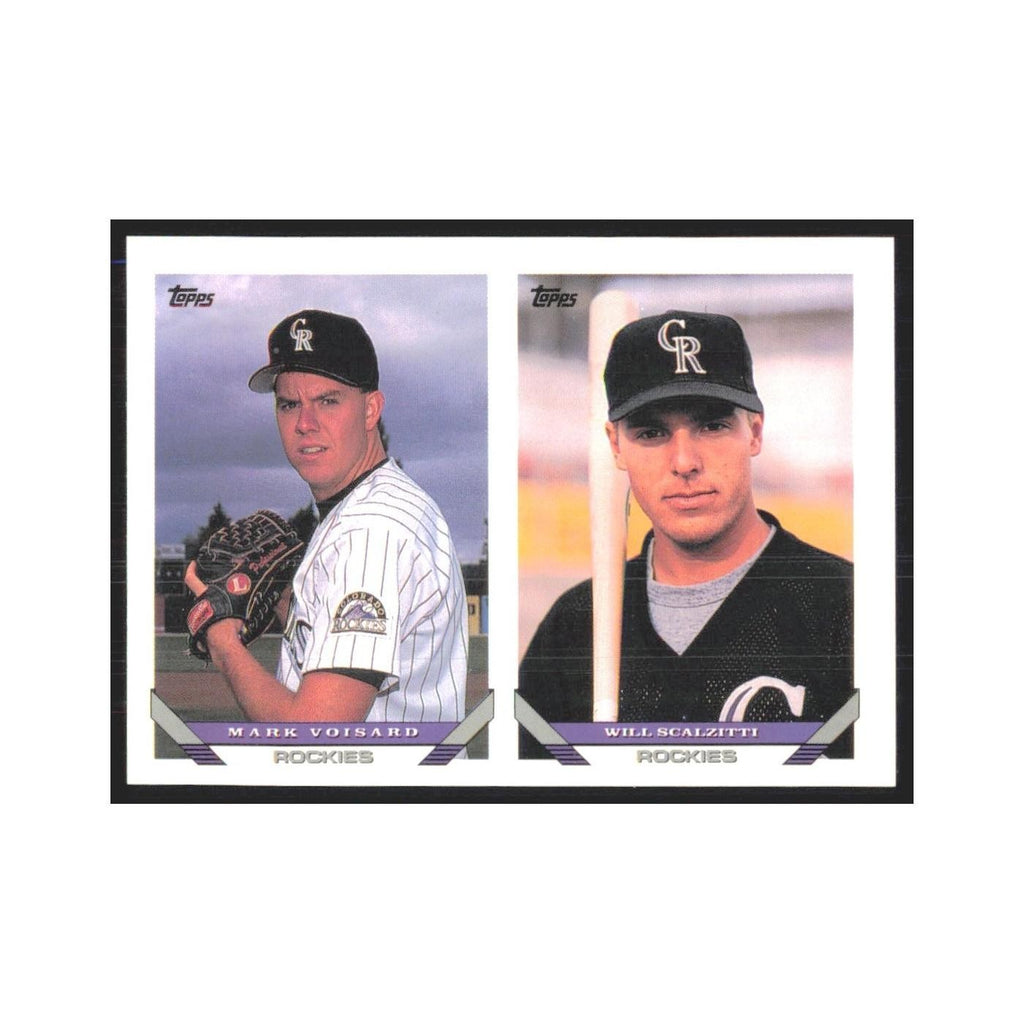 1993 Topps Mark Voisard/Will Scalzitti Rockies #476