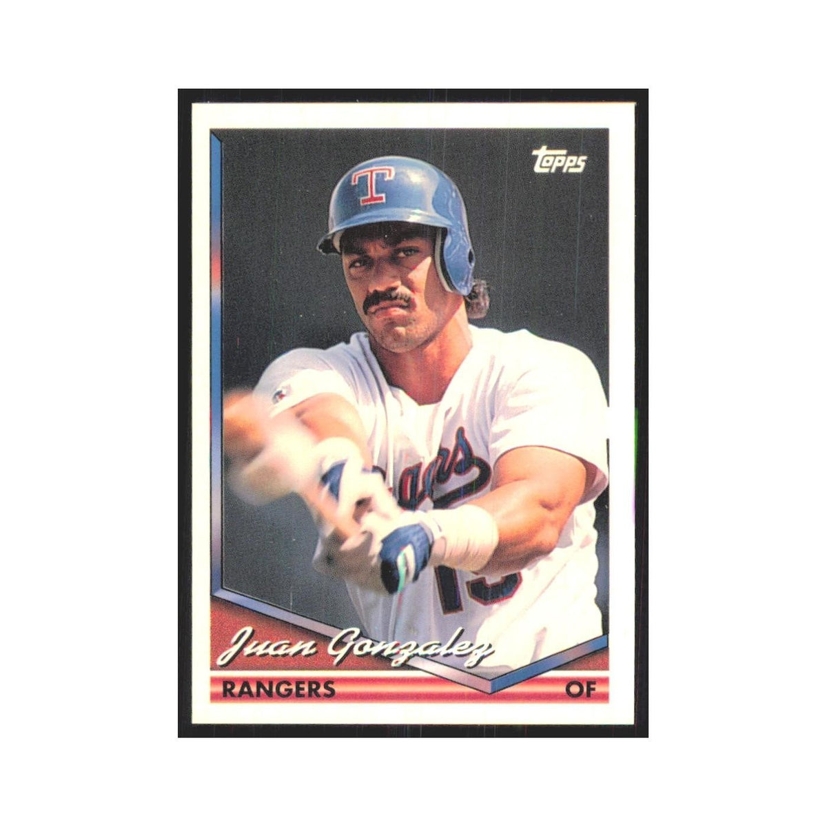 1993 Topps Juan Gonzalez Rangers #34