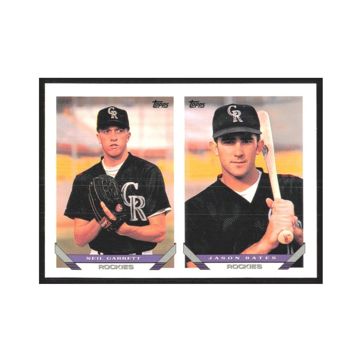 1993 Topps Neil Garret/Jason Bates Rockies #579