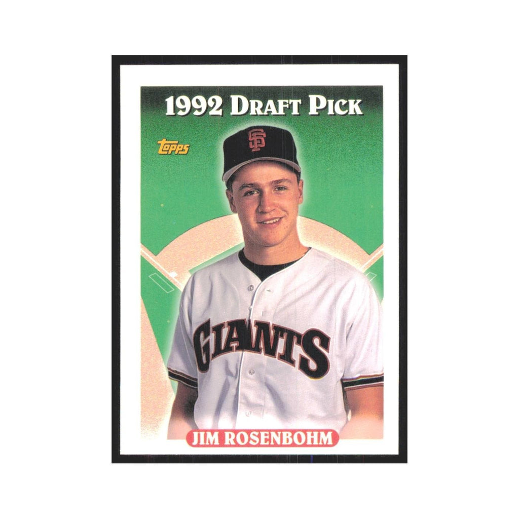 1993 Topps Jim Rosenbohm Giants #667