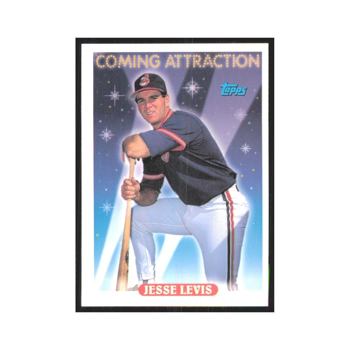 1993 Topps Jesse Levis Indians #801