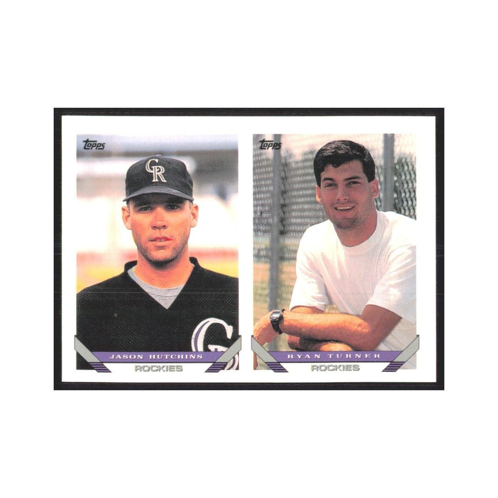 1993 Topps Jason Hutchins/Ryan Turner Rockies #537