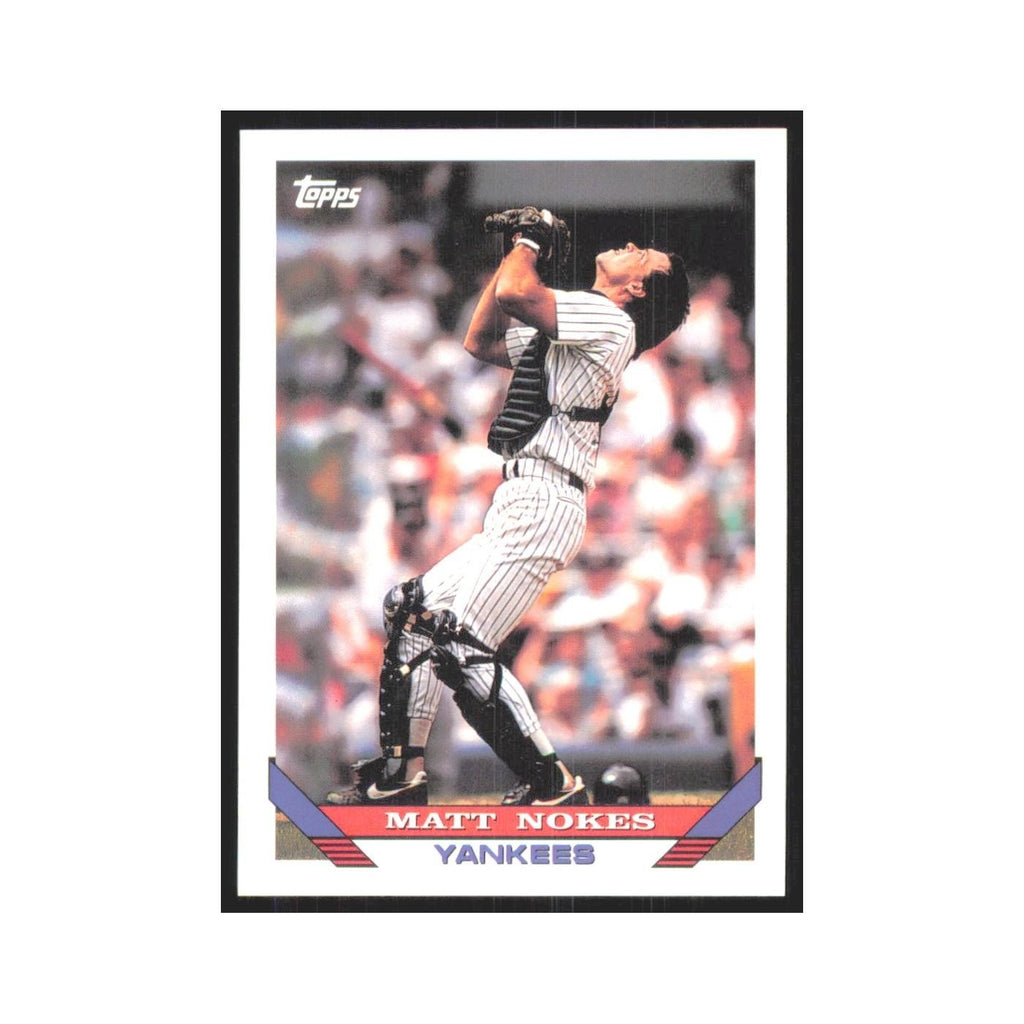 1993 Topps Matt Nokes Yankees #561