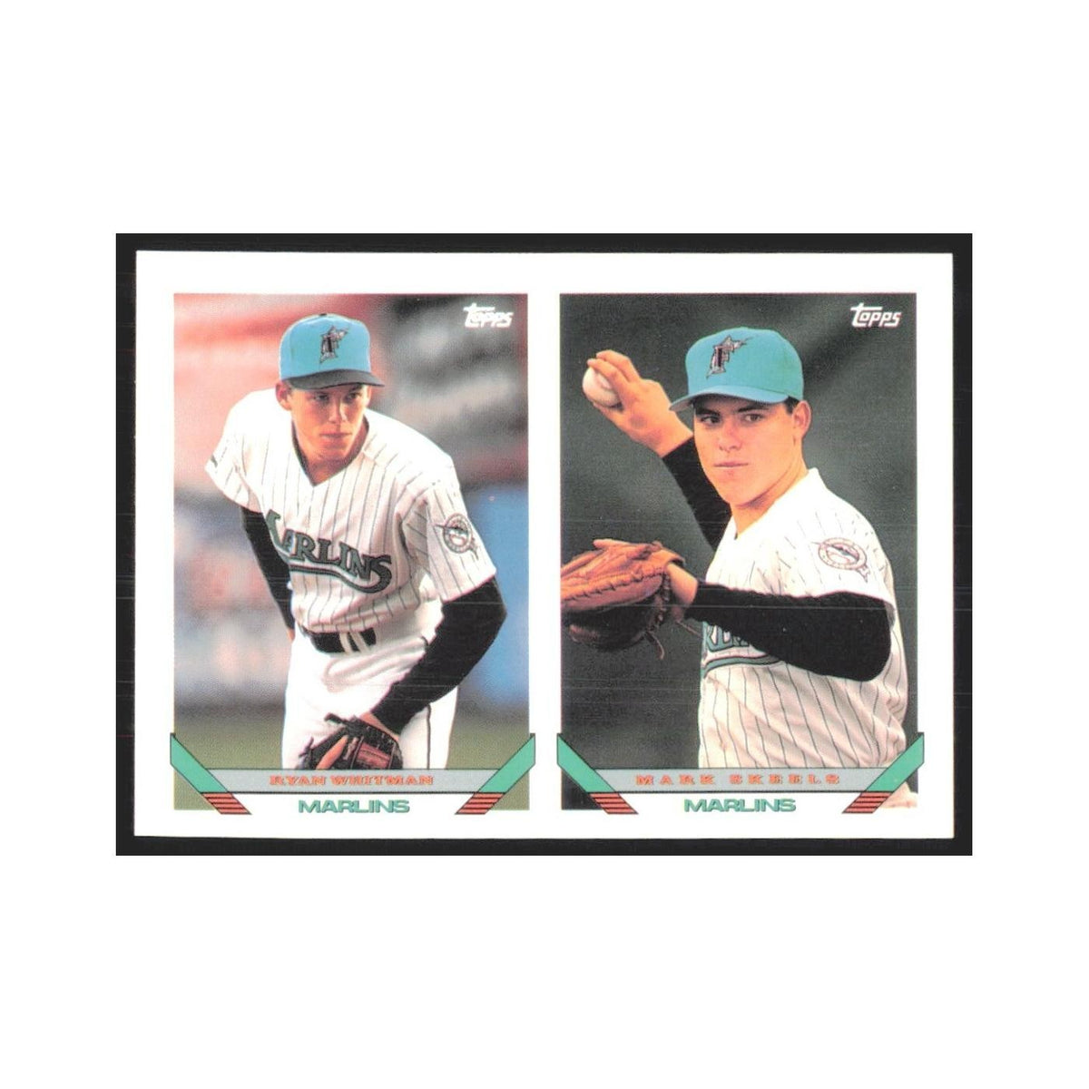 1993 Topps Ryan Whitman/Mark Skeels Florida Marlins #558