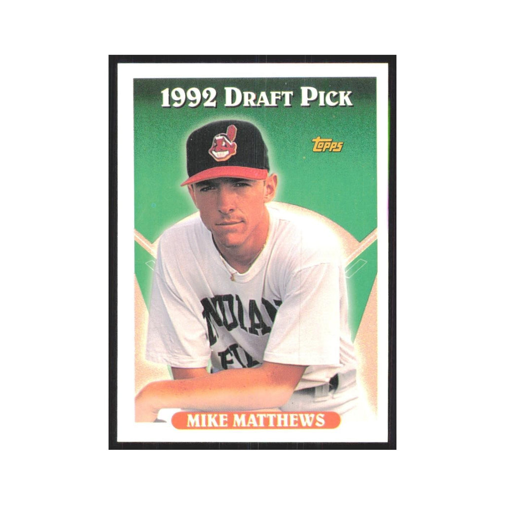 1993 Topps Mike Matthews Indians #787