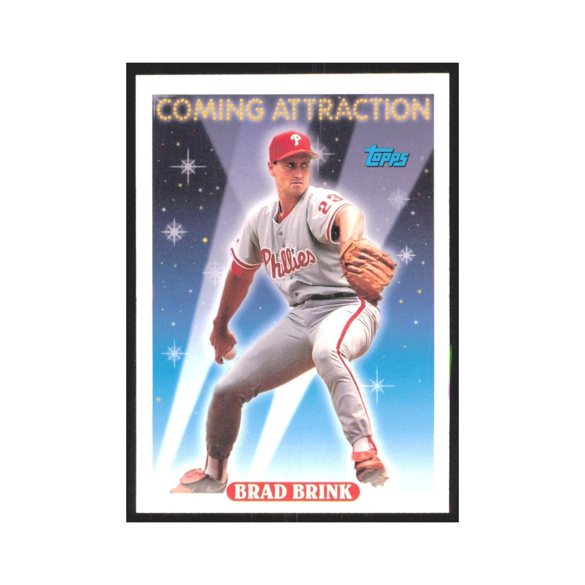 1993 Topps Brad Brink Phillies #818