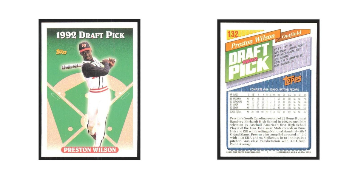 1993 Topps Preston Wilson Mets #132