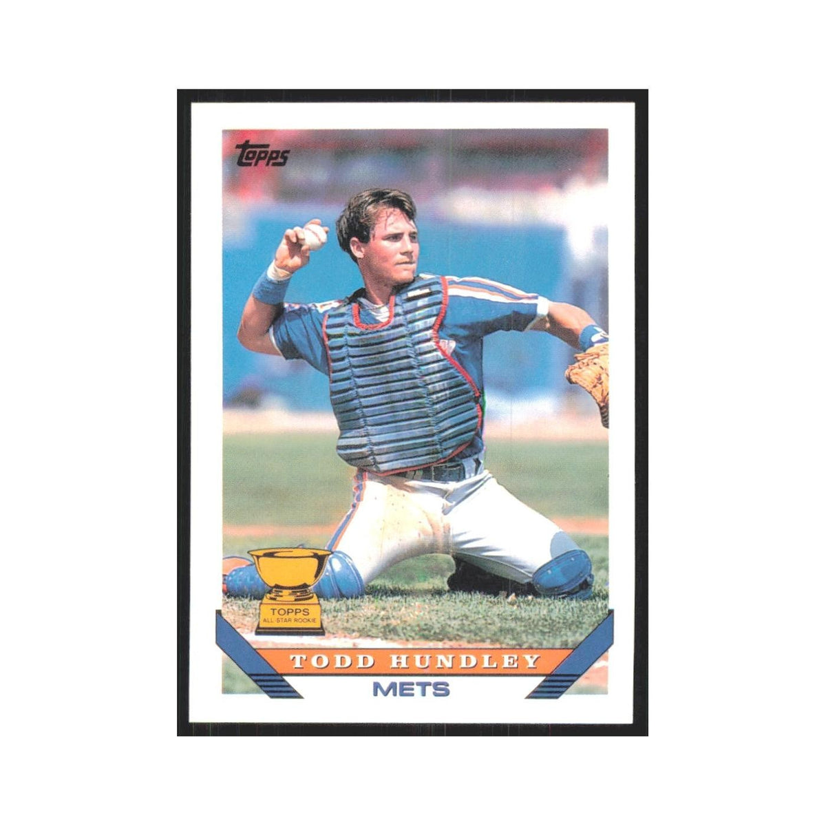 1993 Topps Todd Hundley Mets #380