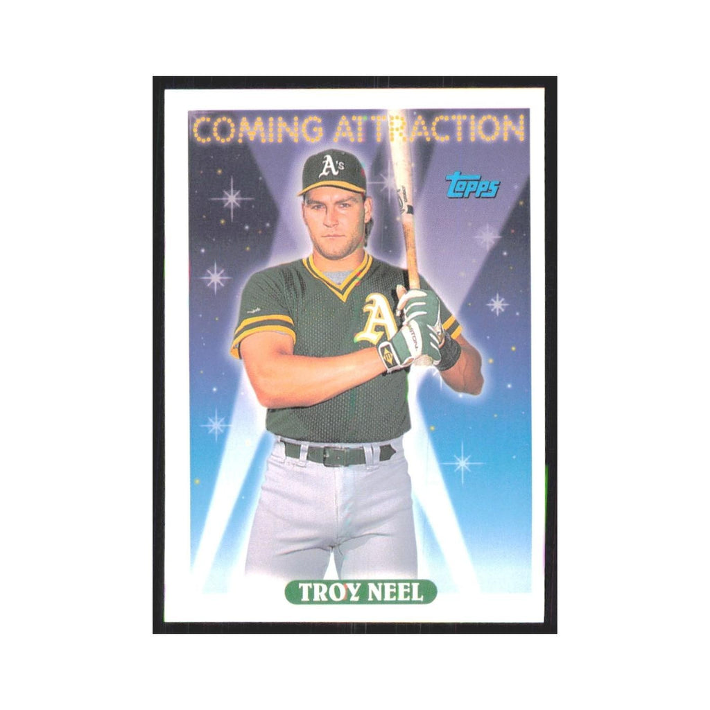 1993 Topps Troy Neel Athletics #807
