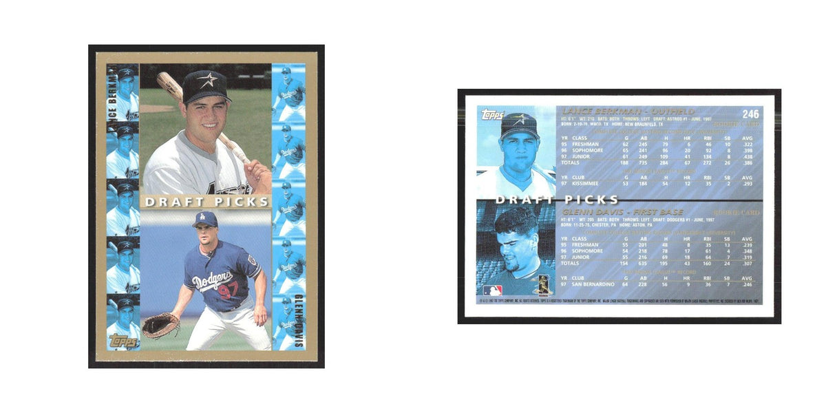 1998 Topps Lance Berkman/Glenn Davis #246