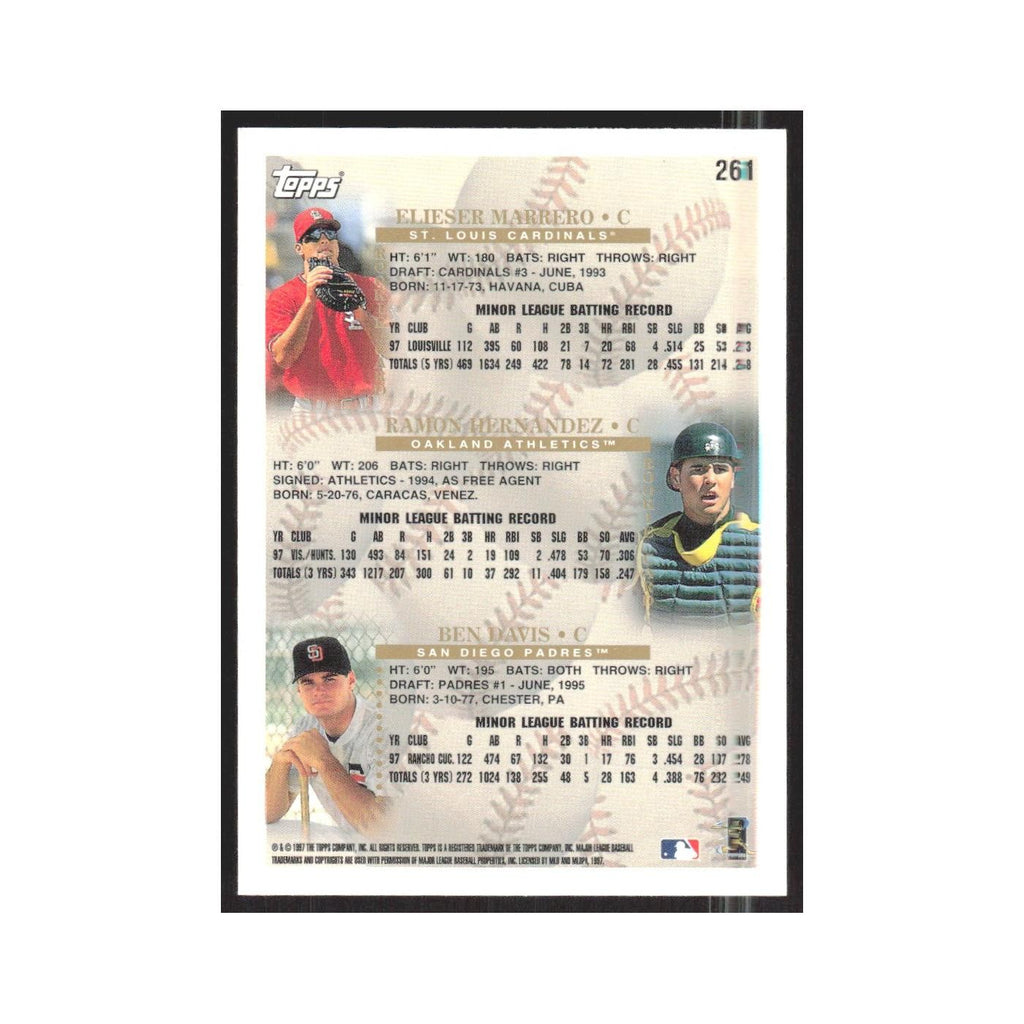 1998 Topps Marrero/Hernandez/Davis #261