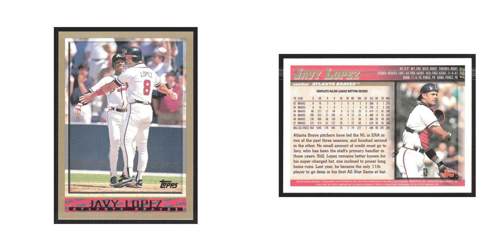 1998 Topps Javy Lopez Braves #183