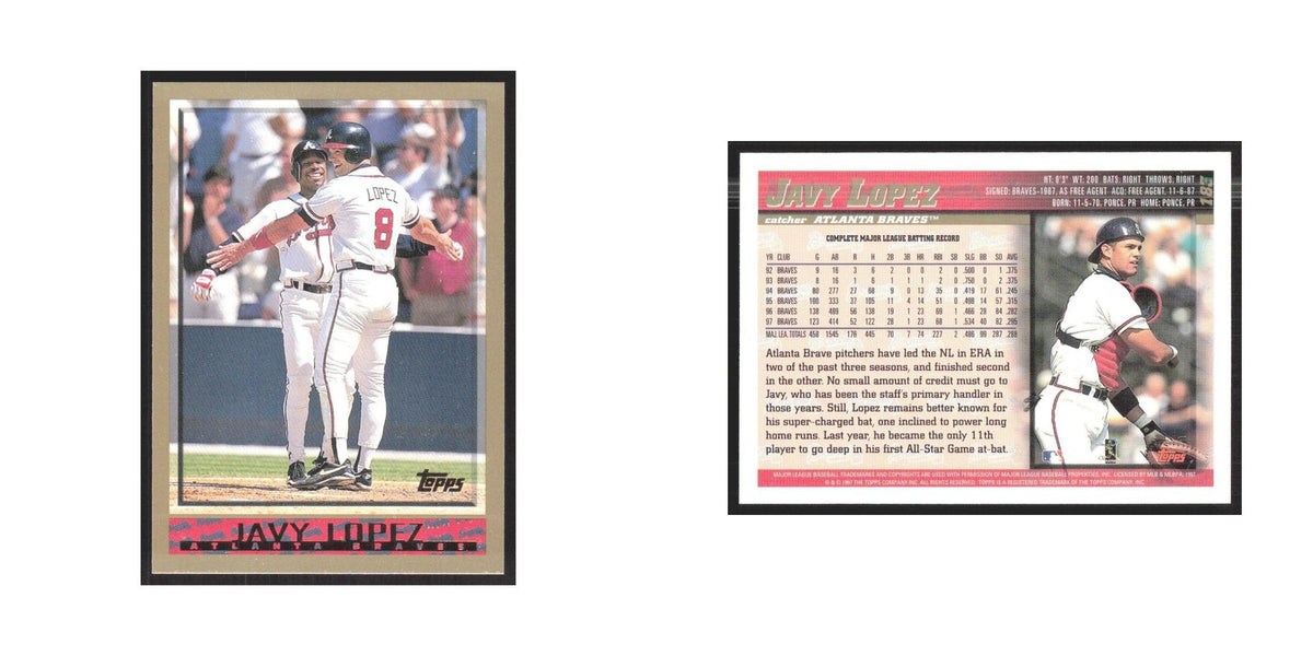 1998 Topps Javy Lopez Braves #183