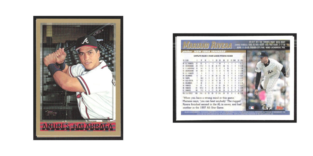 1998 Topps Andres Galarraga Yankees #8