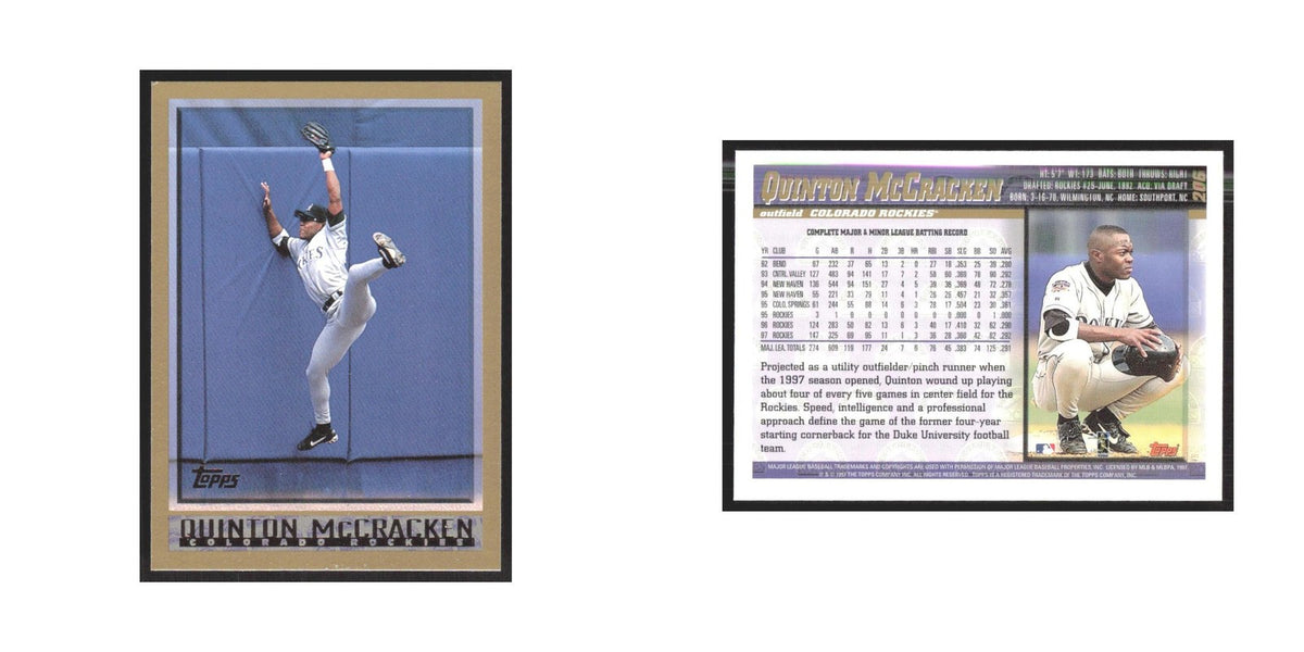 1998 Topps Quinton McCracken Rockies #206
