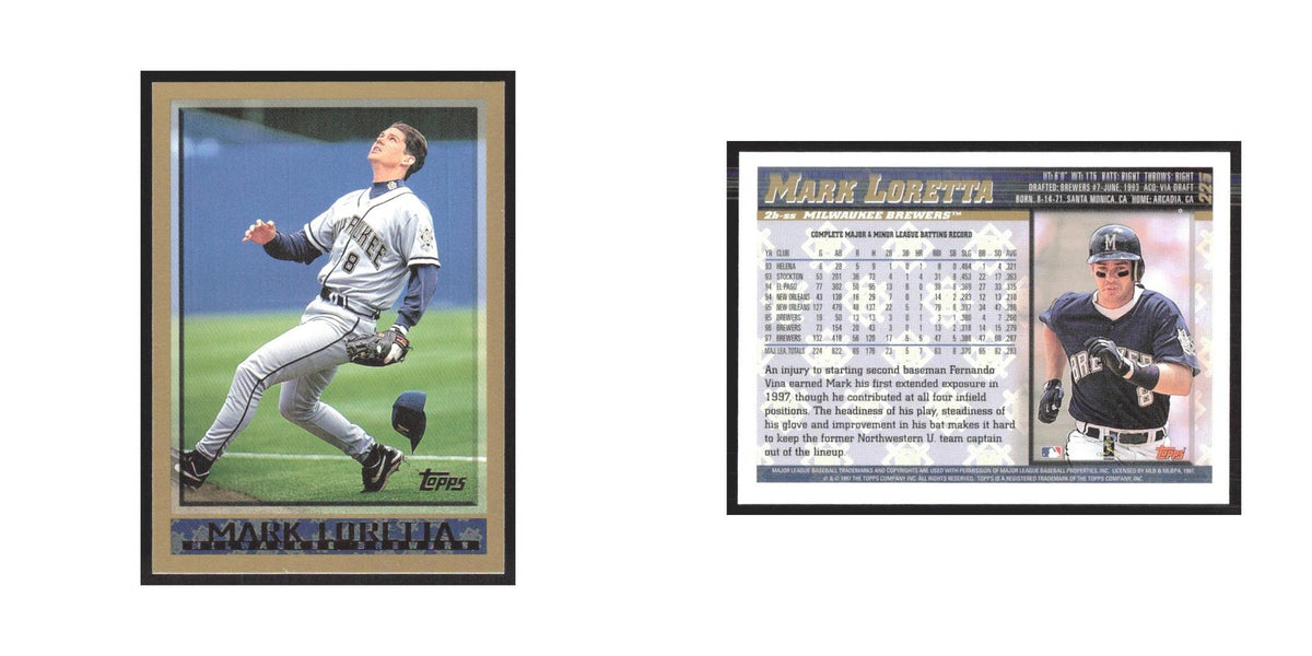 1998 Topps Mark Loretta Brewers #225