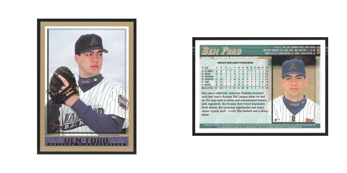 1998 Topps Ben Ford Diamondbacks #469