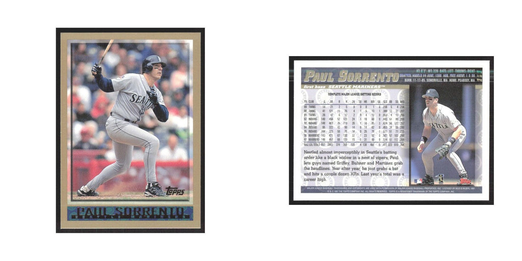 1998 Topps Paul Sorrento Mariners #111