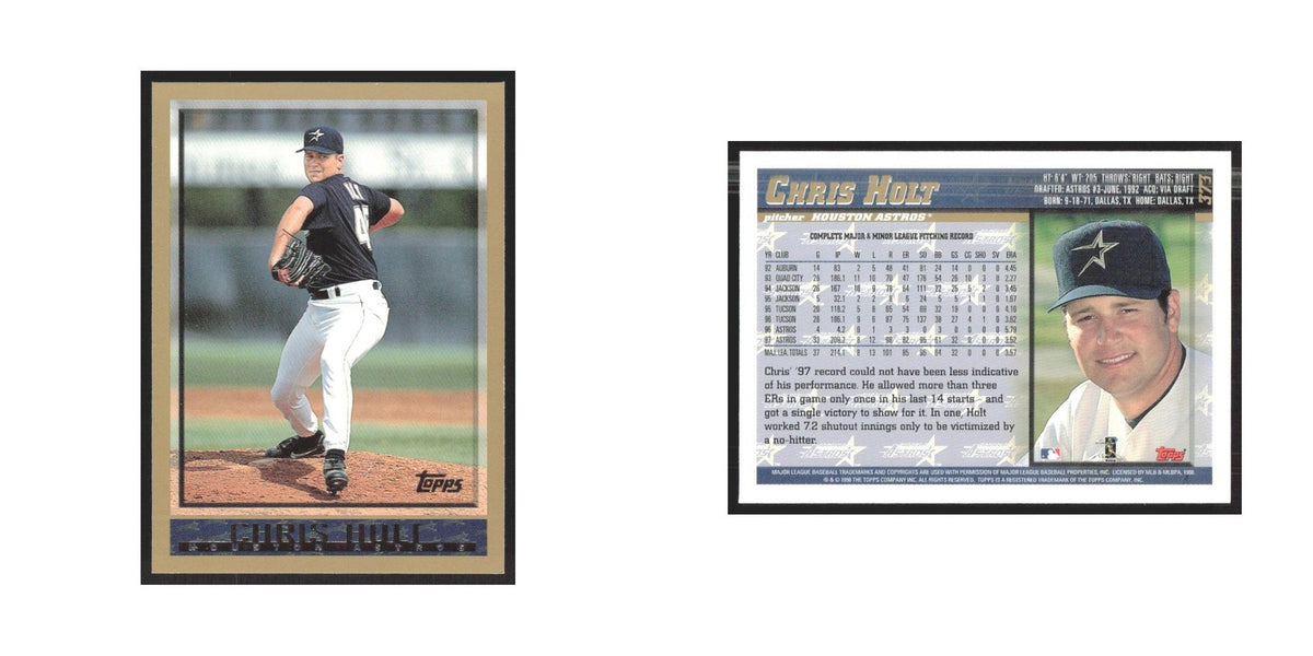 1998 Topps Chris Holt Astros #373