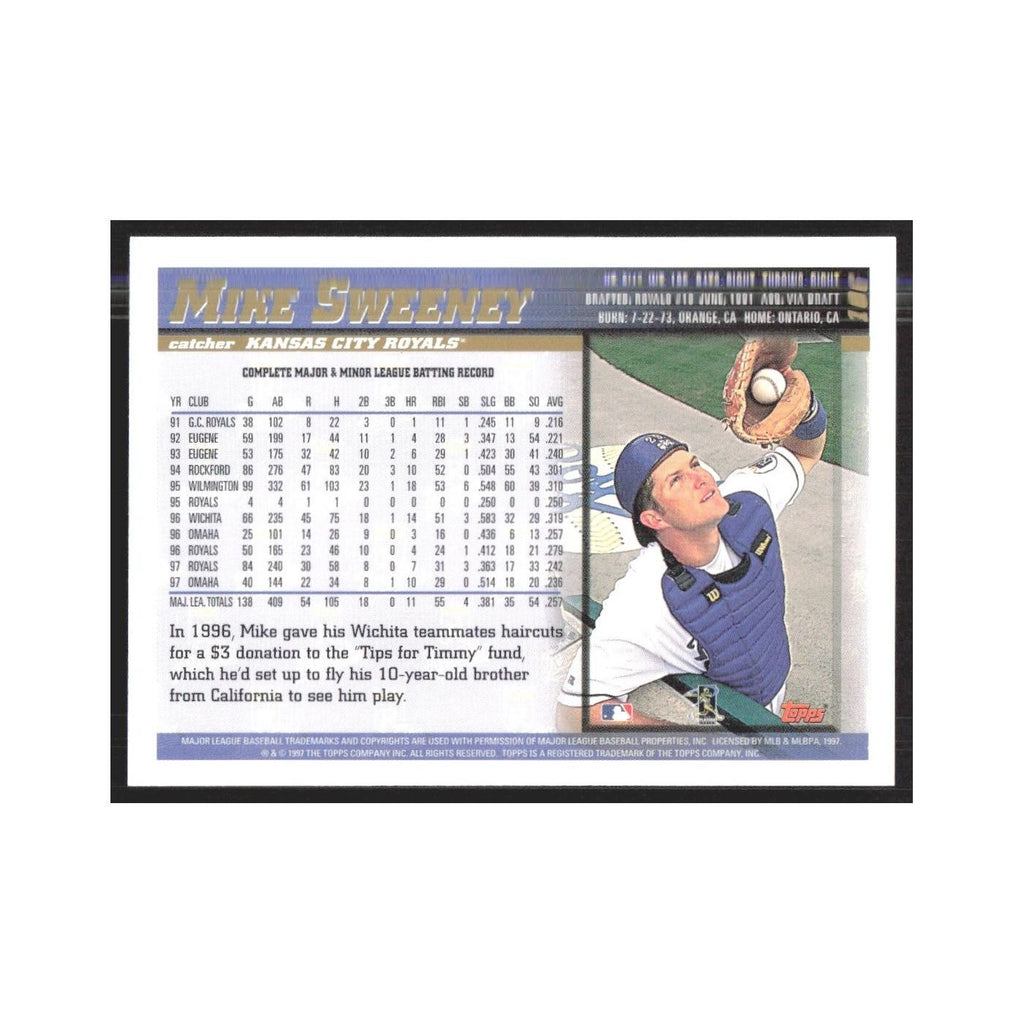 1998 Topps Mike Sweeney Yankees #106