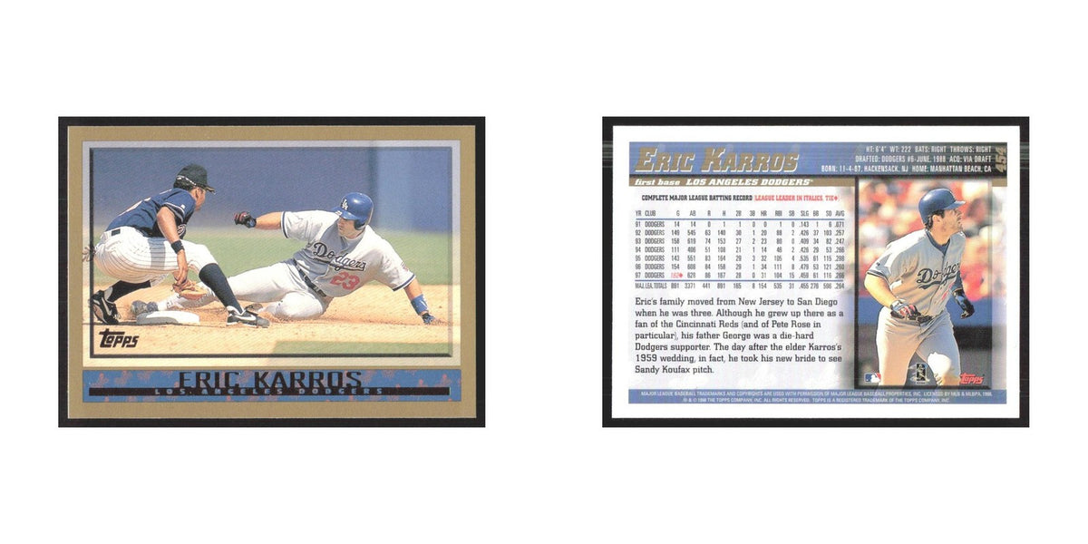 1998 Topps Eric Karros Dodgers #454