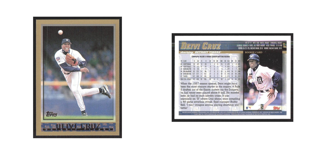 1998 Topps Deivi Cruz Tigers #97