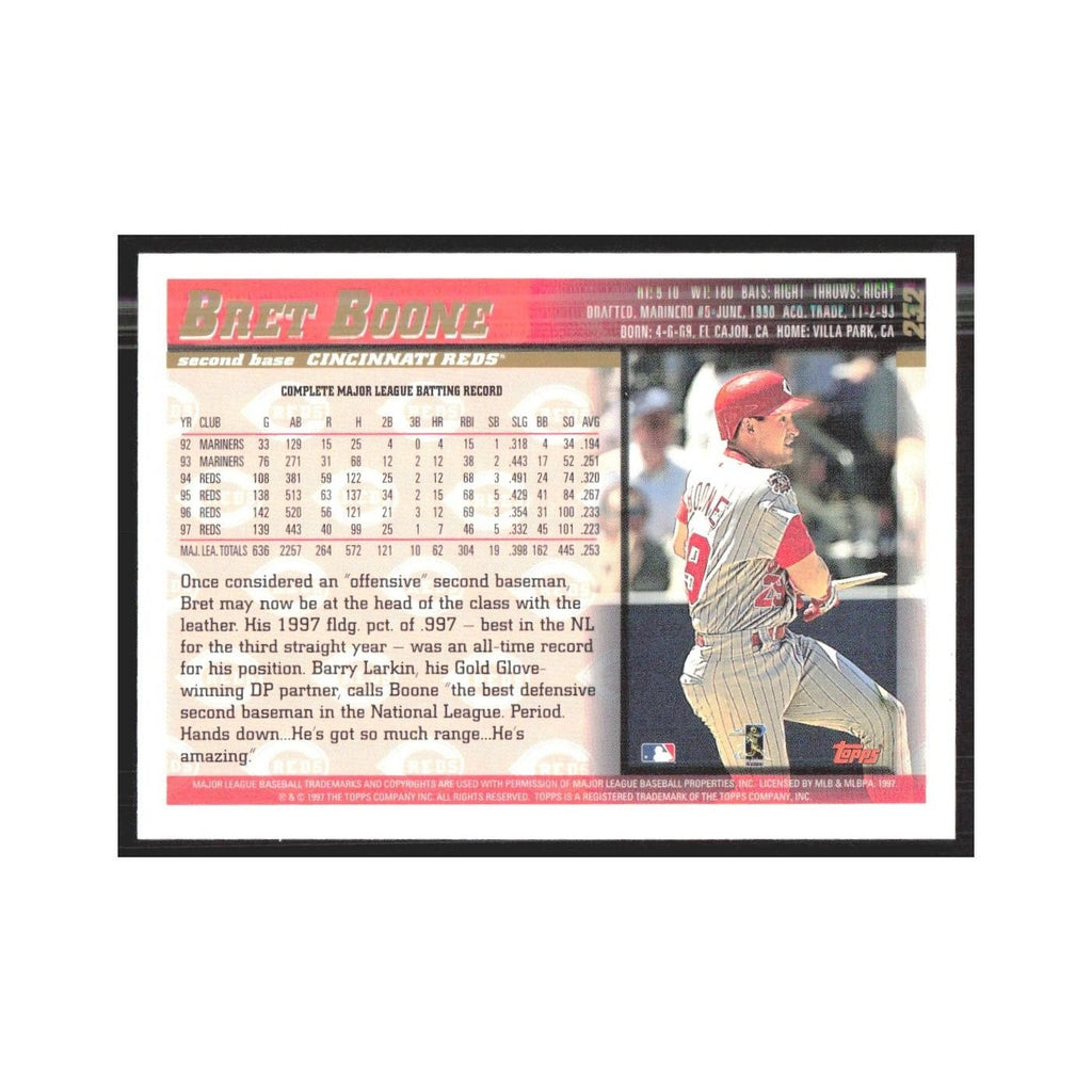 1998 Topps Bret Boone Reds #232