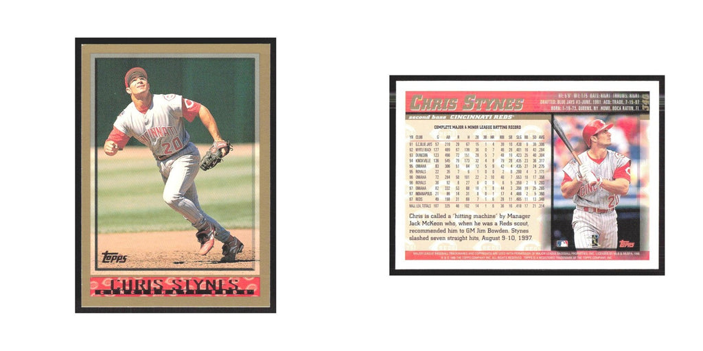 1998 Topps Chris Stynes Reds #340