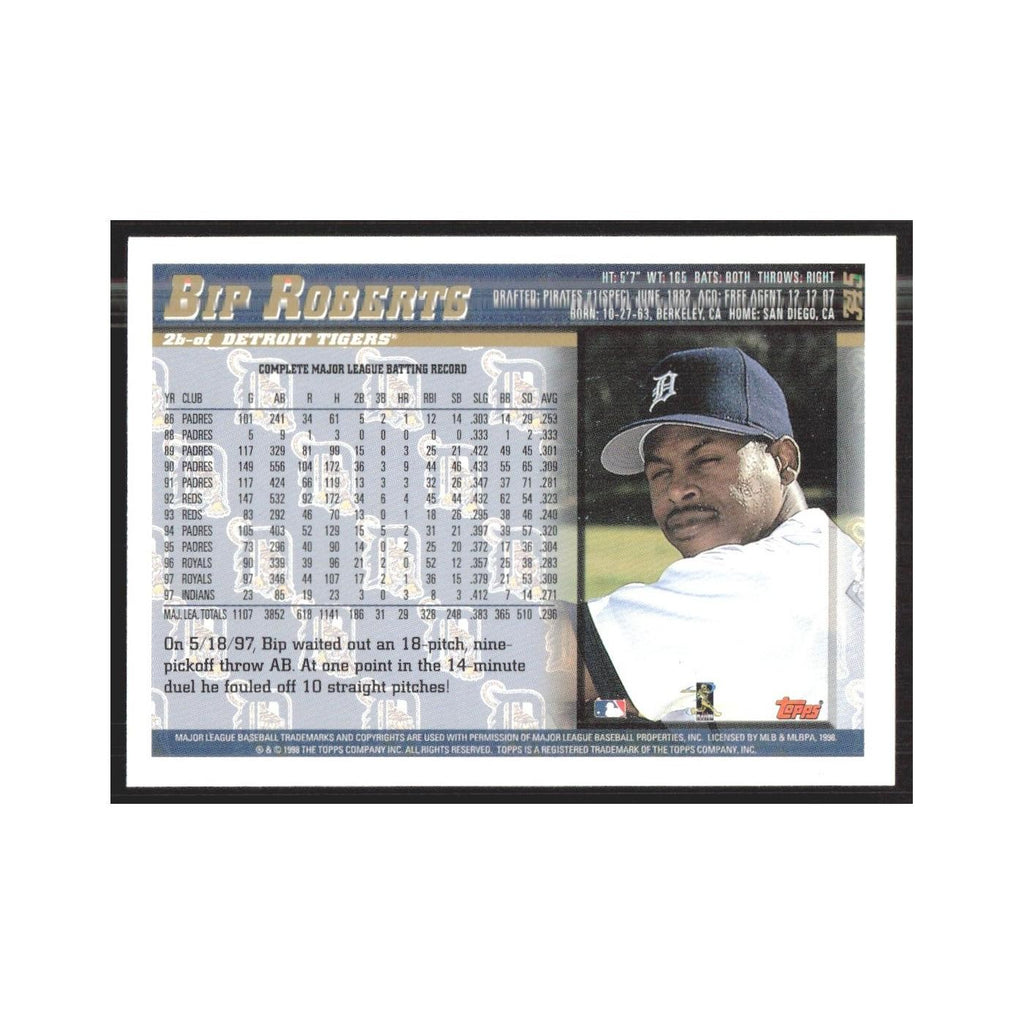 1998 Topps Bip Roberts Tigers #345