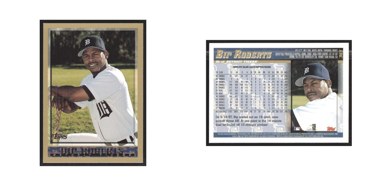 1998 Topps Bip Roberts Tigers #345