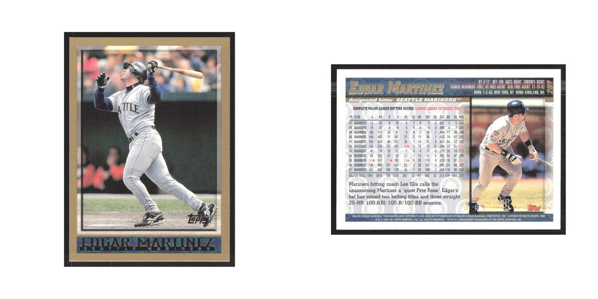 1998 Topps Edgar Martinez Mariners #297