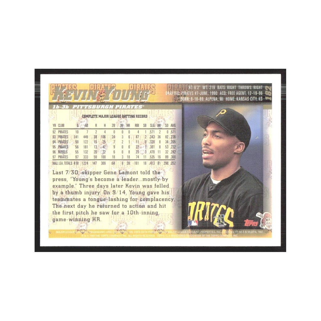 1998 Topps Kevin Young Pirates #182