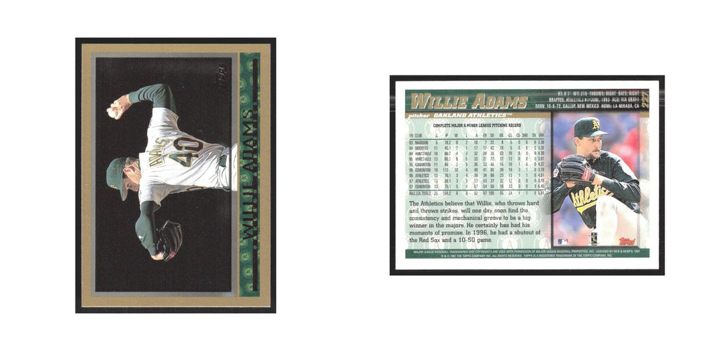 1998 Topps Willie Adams Athletics #227