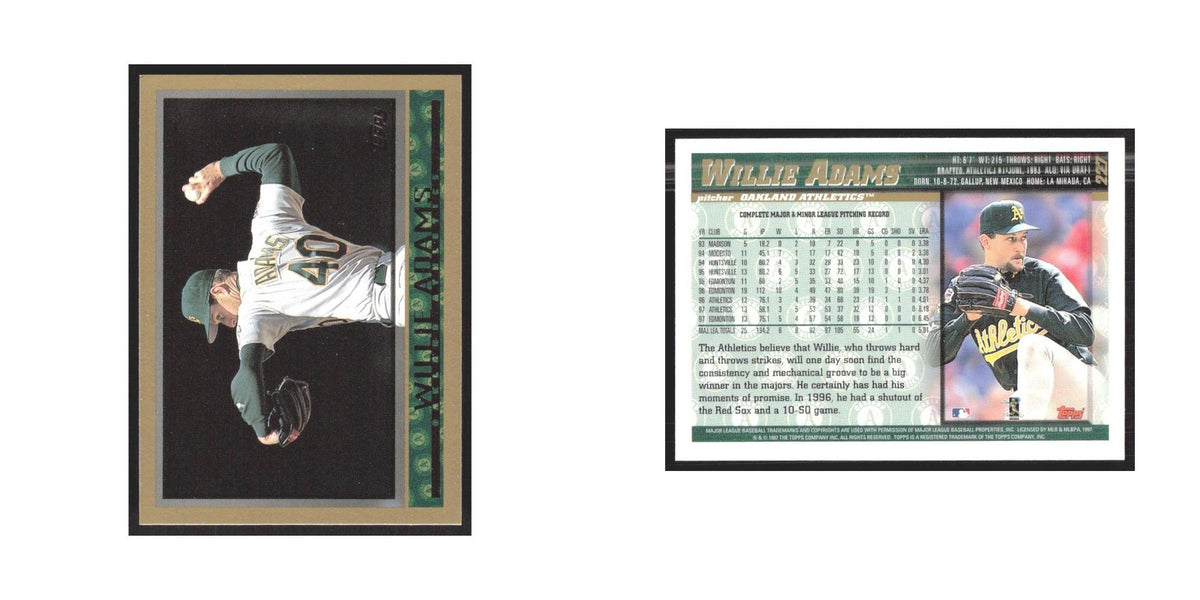 1998 Topps Willie Adams Athletics #227