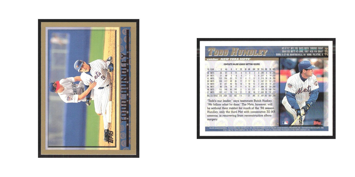 1998 Topps Todd Hundley Mets #294