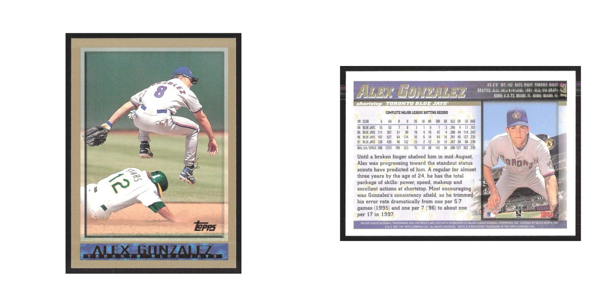 1998 Topps Alex S. Gonzalez Blue Jays #109